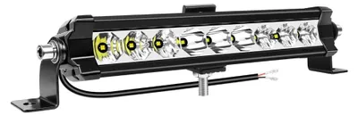 Image de Barre lumineuse à LED, haute luminosité, conception durable, 1 x 11 pouces, 30 W, sans câble