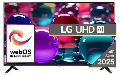Produktbild von LG UHD AI 65UA73003LA Fernseher 165,1 cm (65") 4K Ultra HD Smart-TV WLAN Schwarz
