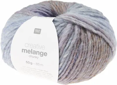 Produktbild von Rico - Creative Melange Chunky 0081 soft violets