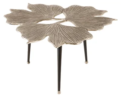 Image de Table basse 75 cm argentée, design moderne pour le salon - ACHETER MAINTENANT