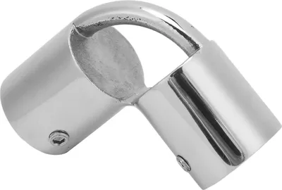 Produktbild von 90°-Bootsrohrverbinder 22 mm 2-Port-Handlaufverschraubung aus Edelstahl für Marineyachten