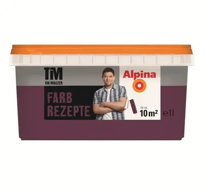Produktbild von Alpina Farbrezepte Wandfarbe matt 1 L Farbwahl, Alpina Farbrezepte Farbwahl:tiefer Traum