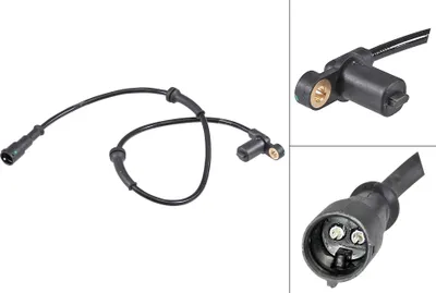 Produktbild von A.B.S. ABS Sensor Raddrehzahl Vorne für RENAULT TWINGO I (C06) 30204
