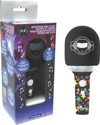 Zdjęcie produktu dla Bezprzewodowy mikrofon karaoke Bluetooth z efektami dźwiękowymi i świetlnymi