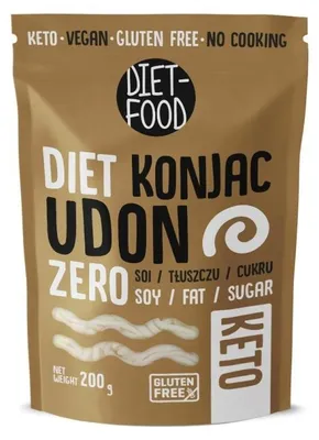 MAKARON (KONJAC) UDON BEZGLUTENOWY 270 g (200 g) - DIET-FOOD