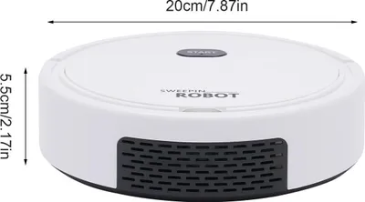 Produktbild von Saugroboter - 3-in-1 - 500 Pa Saugkraft - 30 Min Laufzeit - 5 W - 220 V EU - Für Hartböden und Teppiche