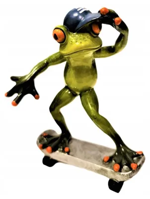 Obrázek produktu pro Art-Pol Figurka žáby na skateboardu zelená