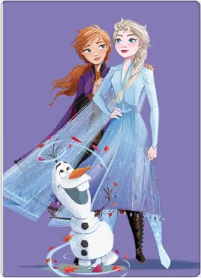 Obrázek produktu pro Fialová dětská deka Frozen II