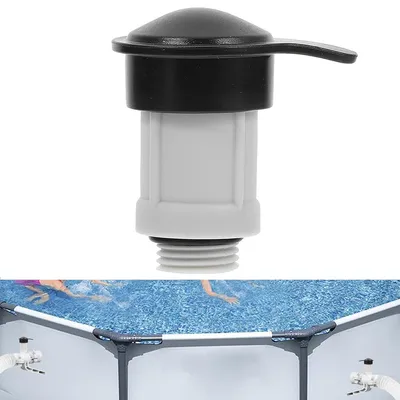 Produktbild von Intex Pool Ersatzteil Einlaufdüse Ventil 12363 12373, kompatibel für Aufstellpool, Pool Ventil Kappe mit Dichtung
