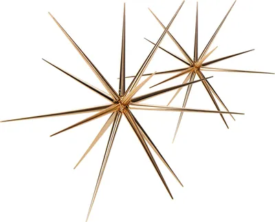 Productafbeelding van COM-FOUR® 2 kerststerren om op te hangen - kleine en grote decoratieve sterren voor kerstdecoratie - sterren voor decoratie bij nieuwjaar, bruiloften en feestjes