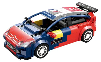 Imagen del producto de Cada kit de montaje Citroen C4 WRC 2008, escala 1:24, 296 piezas, color rojo. Para niños, talla única