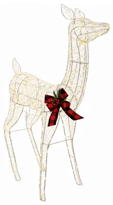 Produktbild von vidaXL 3D Weihnachtsrentier LOVIISA 200 LEDs Warmes Weiß