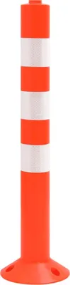 Zdjęcie produktu dla vidaXL Słupki odgradzające 10 szt. 75 cm PE