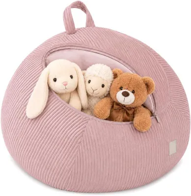 Imagen del producto de Funda para peluche, ideal para guardar juguetes, cojín de asiento multifuncional, para habitaciones infantiles