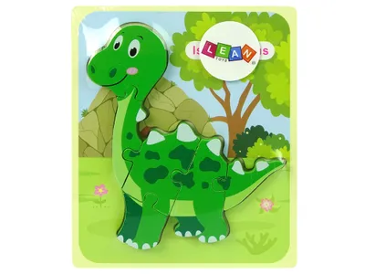 Zdjęcie produktu dla Nd24_10345 Drewniane Puzzle Dinozaur Isanosaurus