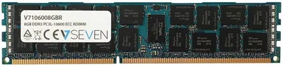Produktbild von V7 Server DDR3 DIMM 8GB 1333MHZ CL9 PC3 10600 240pin ECC Registered Starke Leistung