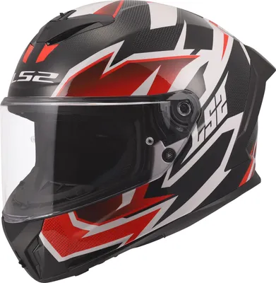 Produktbild von LS2 FF820 Rapid III Xtrem Helm, weiß/schwarz/rot, XL (61/62)