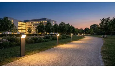 Produktbild von DOTLUX LED-Solar-Pollerleuchte FLASHground mit Sensor 100 cm 3,5W 3000K