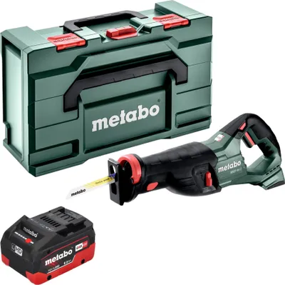 Obrázok produktu pre Akumulátorová priamočiara píla Metabo SSEP 18 LT 18 V 32 mm + 1x LiHD akumulátor 8,0 Ah + metabox - bez nabíjačky