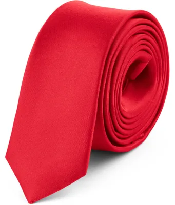 Produktbild von Ladeheid Herren Schmale Krawatte SP-5 (150cm x 5cm, Red2)