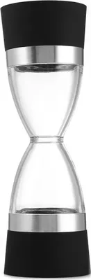 Produktbild von Manuell 2-in-1-Sanduhrform, Doppelsalz- und Pfeffermühle, Gewürzmühle, Pfefferstreuer für Küchenkochutensilien, leicht zu reinigen