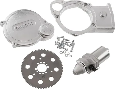 Produktbild von Set: Elektrostarter, Anlasser für PVL + EMZA Zündungen, M531, M541, M743 - Simson S51, S70, S53, S83, SR50, SR80, SD50