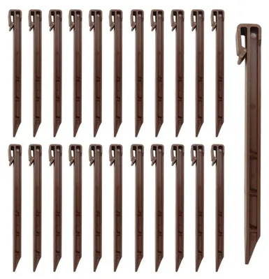 Image de 30 piquets en plastique pour jardin et aménagement paysager