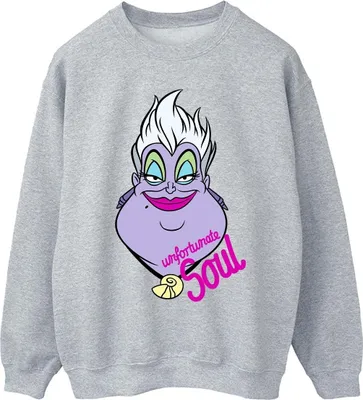 Produktbild von Disney - "Unfortunate Soul" Sweatshirt für Herren BI47884 (S) (Grau)