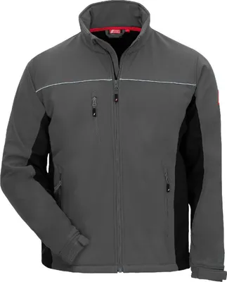 Produktbild von Arbeitsjacke Nitras Motion Tex Light Softshelljacke | Gr. XL | grau/schwarz