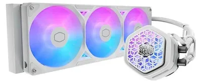 Produktbild von Cooler Master MasterLiquid Atmos II 360 VRM Fan White, Flüssigkeitskühlung, 12 cm, 322,8 m³/h, Weiß