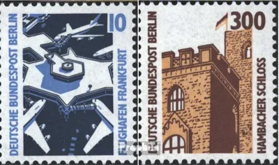Produktbild von Briefmarken Berlin (West) 1988 Mi 798A-799A (kompl.Ausg.) gestempelt Sehenswürdigkeiten