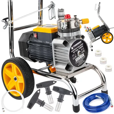 Obrázok produktu pre Striekacia pištoľ na farby bez vzduchu, 1500 W, 225 bar, 15 metrov hadica