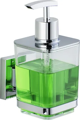 Obrázek produktu pro Dávkovač na mýdlo QUADRO,Vacuum-Loc nerezová ocel - 340 ml, WENKO