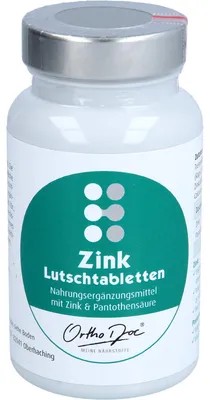 Produktbild von OrthoDoc Zink Lutschtabletten, 90 St. Tabletten