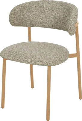 Productafbeelding van Livingfurn - Eetkamerstoel Micah, beukenhout, set van 2 - 58x54,4x78 cm