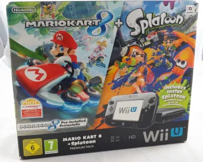Produktbild von Wii U Grundgerät Premium Pack + Mario Kart 8 +Spla
