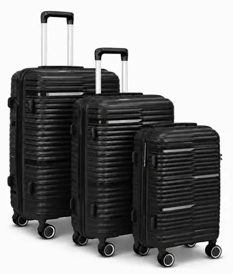 Produktbild von Barut PP Reisekofferset Schwarz MS-19061