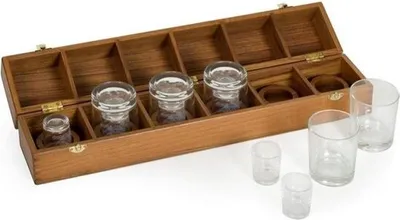 Obrázek produktu pro ARC Marine Teak Captainsbar 2 x 6 sklenic