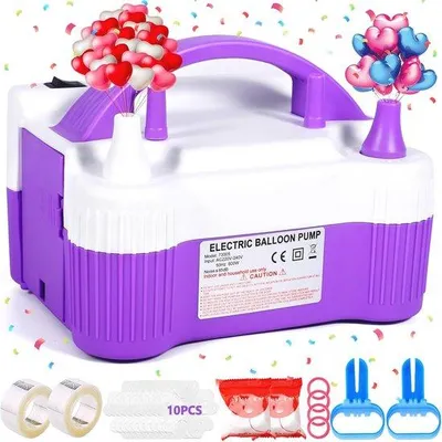 Image de Pompe à ballons électrique 600 W - Modes automatique et semi-automatique pour les fêtes