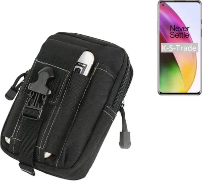 Produktbild von K-S-Trade Gürtel Tasche kompatibel mit OnePlus 8 Gürteltasche Holster Schutz Hülle Handy Hülle Smartphone outdoor Handy-Hülle schwarz