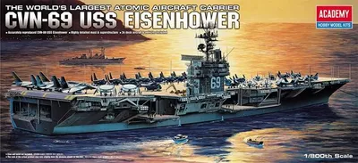 Produktbild von Modellbausatz Schiff 14212 – USS CVN-69 EISENHOWER (1:800)