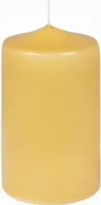 Produktbild von Premium Stumpenkerzen Honig 100 x 60 mm, 1 Stück
