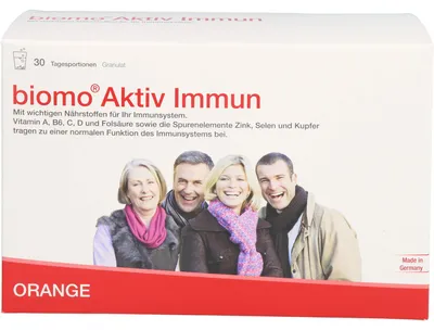 Produktbild von biomo Aktiv Immun Granulat Tagesportionen, 30 St. Beutel