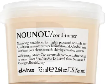 Produktbild von Davines Nounou Conditioner, Frauen, Sprödes Haar, Gefärbtes Haar, Entwirren, Feuchtigkeitsspendend, Nährend, Schutz, Weichmachend, 75 ml, Behälter, AQUA / WATER / EAU, CETEARYL ALCOHOL, GLYCERIN, BEHENTRIMONIUM CHLORIDE, CETYL ALCOHOL,...