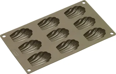 Produktbild von Lurch 00085025, Madeleine-Pfanne, Rechteckig, -40 °C, 240 °C, Braun, Silikon