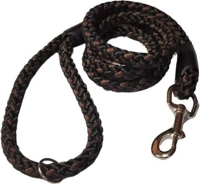 Immagine prodotto di Guinzaglio per cani Palkar 150 cm x 8 mm nero-marrone