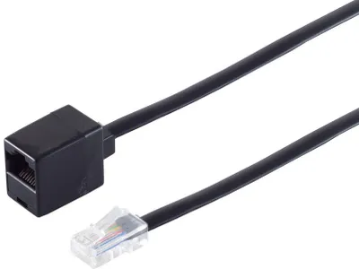 Produktbild von ISDN Westernverlängerung RJ45 Stecker/ Buchse 6m