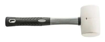 Produktbild von Hardex Gummihammer Ø65mm weiß 2K-Griff