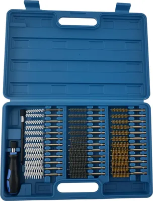Produktbild von 36 Stück Drahtbürsten for Reinigung 8-19mm Bohrmaschine Softgriff Set