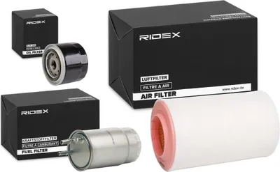 Produktbild von RIDEX Filterset Inspektionspaket Filtersatz für FIAT Ducato Kastenwagen (250, 290) Ducato Pritsche / Fahrgestell (250, 290) Ducato Bus (250, 290)